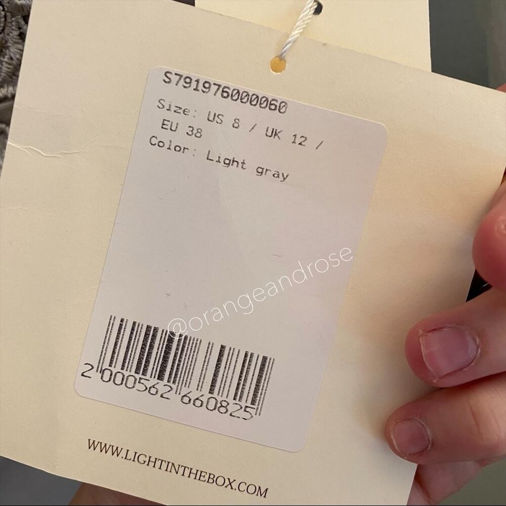 NWT LANTING Gray Bridesmaid Dress - Picture 8 of 12